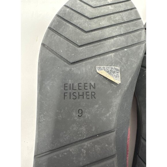 Eileen Fisher Chase Burgundy Suede Slip-On Womens Loafers Size 9 - Picture 10 of 10